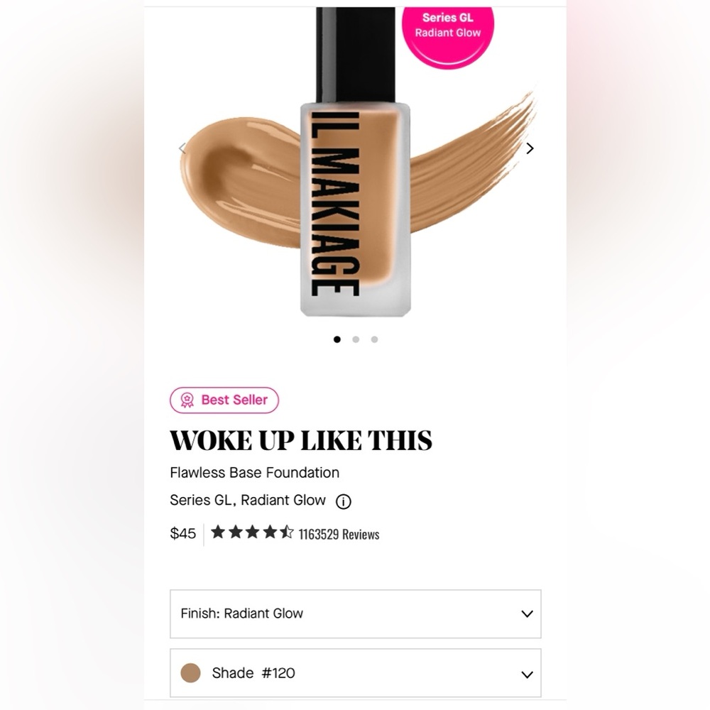 IL MAKIAGE Woke Up Like This Foundation - Radiant Glow